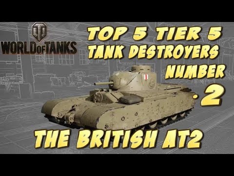 World of Tanks Console: British AT2 Top 5 Tier 5 Number 2 Tank Destroyer Review & Guide