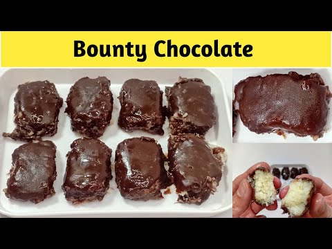 Bounty Chocolate | How To Make Bounty Chocolate | Chocolate Bar By Umar Kiani Food Secrets