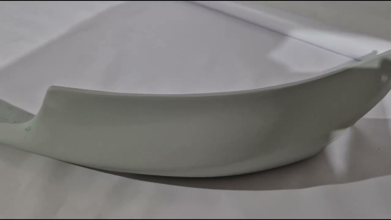 Накладка на передний бампер Sedan (под покраску) Video 1