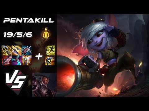 BOTTOM Tristana vs Lucian [PENTAKILL] - EU Master Patch 26.1