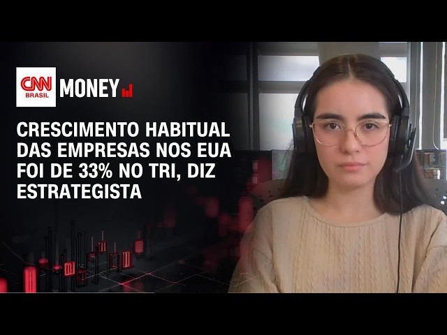 Crescimento habitual das empresas nos EUA foi de 33% no tri, diz estrategista | MONEY NEWS