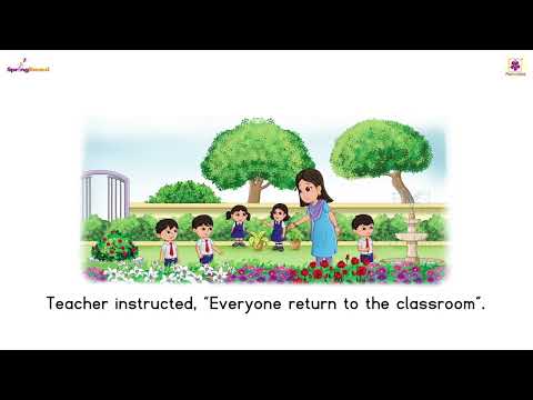 'a' / 'the' | Springboard SR KG Words & Sentences Part - 1 | Periwinkle