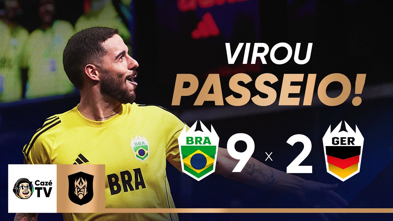 MELHORES MOMENTOS: BRASIL 9 X 2 ALEMANHA | COPA DO MUNDO KINGS LEAGUE