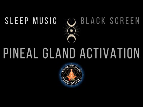 BLACK SCREEN SLEEP MUSIC ★︎ AWAKEN INTUITION ★︎ Raise Your Vibrational Frequency while you Sleep