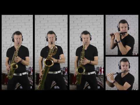 Oye como va - Tito Puente. Versión Ed Calle. Saxos, flauta y flautín - Ismael Dorado (Cover sax)