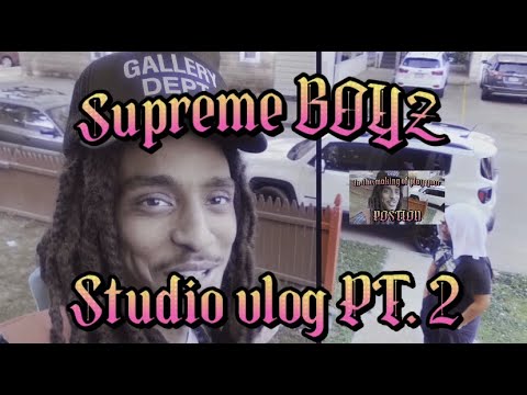 Supreme Boyz Studio Vlog PT.2, The Making Of Play Your Position FT. (BLUCITY STUDIO).