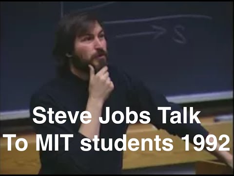 Steve Jobs MIT 1992: Steve Jobs Talk, Steve Jobs Speech