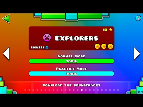 Geometry Dash 2.2 – “Explorers” 100% Complete | Geometry Dash 2.2 Sneak Peek Fan-Made