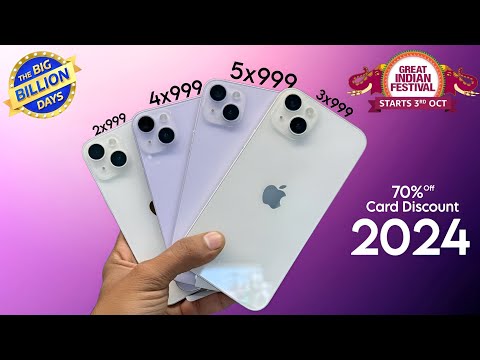 iPhones Pricing in Flipkart Big Billion Days Sale 2024 | Bank Offers | iPhone 14 vs 15