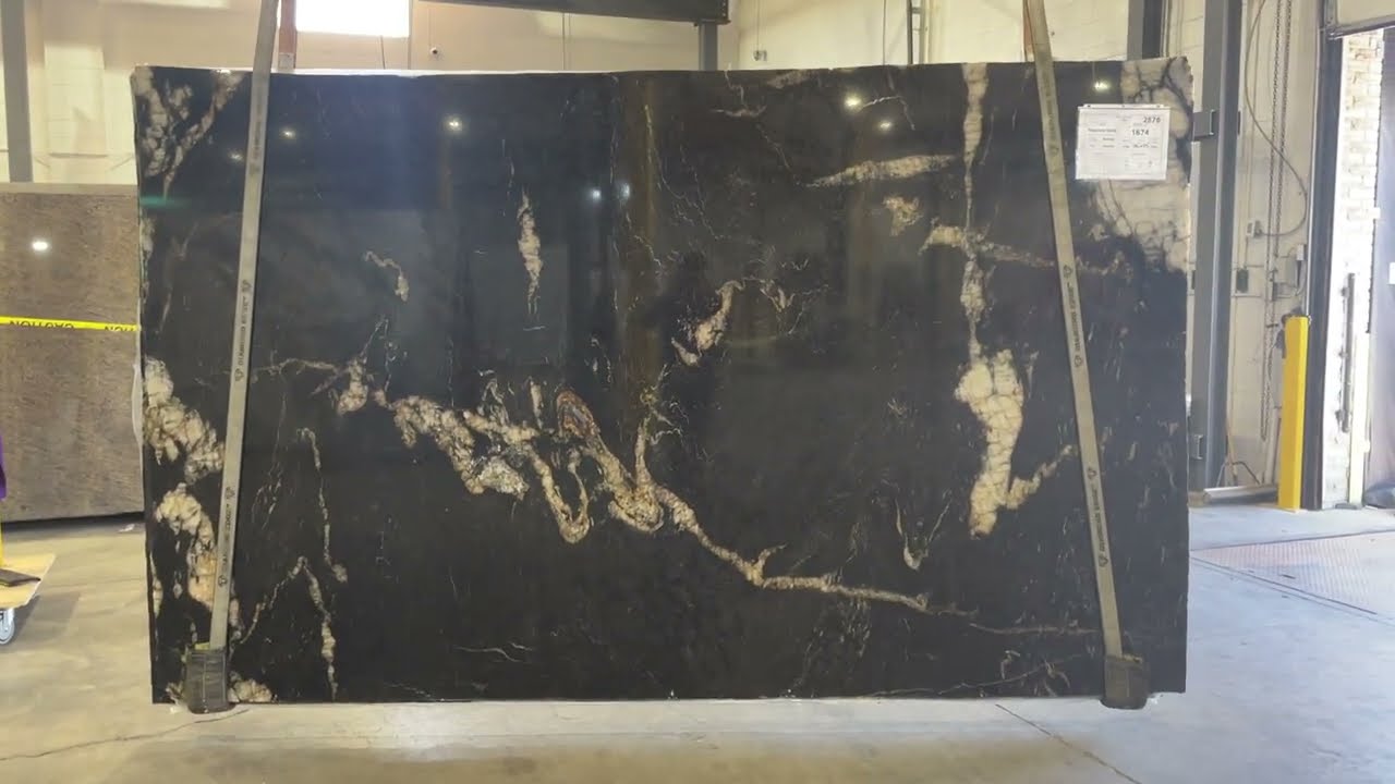 Hilltop Surfaces 3cm Titanium Gold Granite BL 1874 / 2876