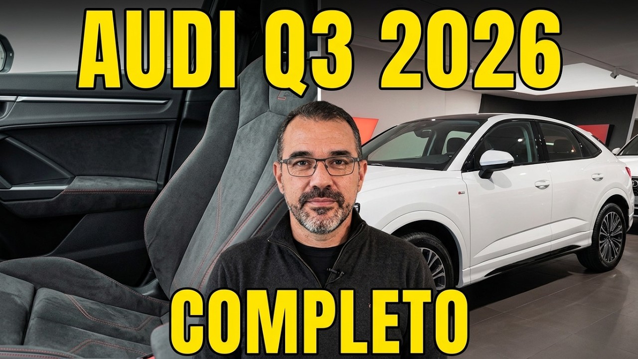 Avaliação: Novo Audi Q3 Sportback 2026 - Todos os detalhes