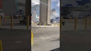 Sun Princess Docked In Ft. Lauderdale, Florida  #cruisetour #sunprincess  #princesscruiseship