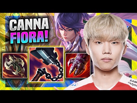 CANNA BRINGS BACK HIS ICONIC FIORA! - T1 Canna Plays Fiora Top vs Jax! | Season 11