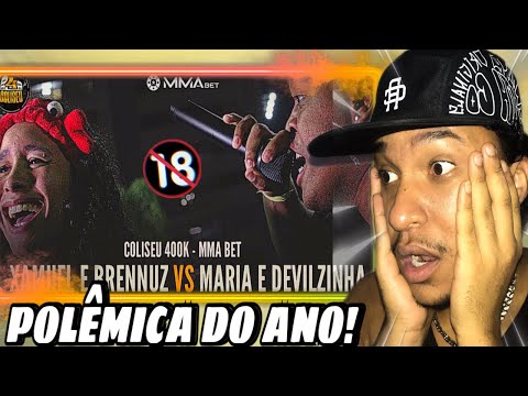 PH REAGE / (DEU 4º ROUND 🔞😱🔥) XAMUEL E BRENNUZ  X MARIA E DEVILZINHA