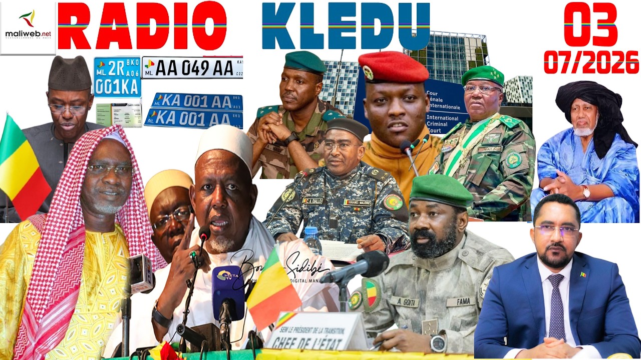 La Revue de Presse de la RADIO KLEDU du 03 Juillet 2026
