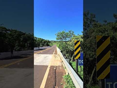 A ponte sobre o Rio Tormenta na PR-484 marca a divisa entre Três Barras do Paraná e #shorts