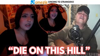 SERENADING STRANGERS | SINGING HIGH NOTE SONGS | DIE ON THIS HILL