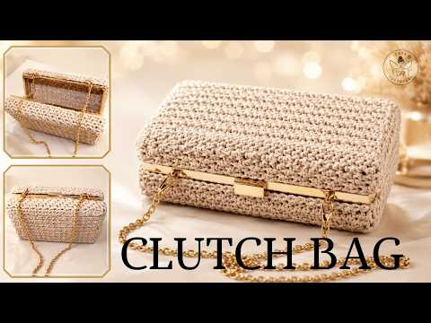 Tutorial bolsito clutch a ganchillo La Fata Tuttofare