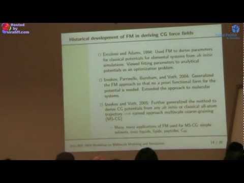 PASI 2012 -Monica Lamm: Force matching fundamentals