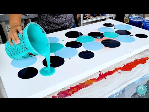 Big Blue and Beautiful! - Gorgeous Colors - Fluid Art - Acrylic Pouring