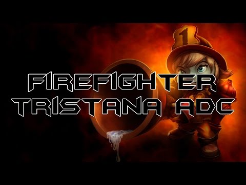 League of Legends - Firefighter Tristana ADC - Full Gameplay - Games with Friends