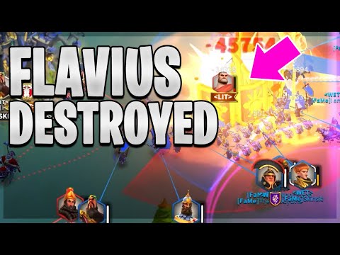 Henry Boudica Destroys Flavius Defense [ Ft. Skinsie ] | Rise of Kingdoms