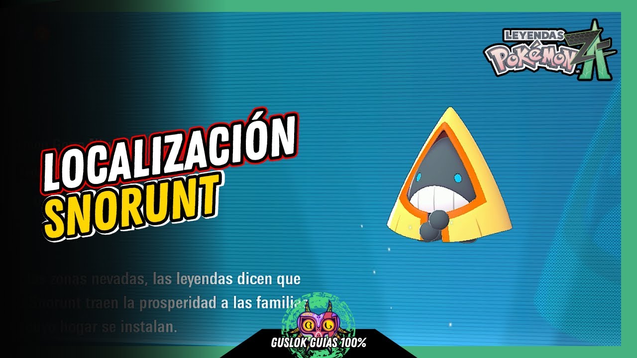 UBICACIÓN de SNORUNT | GUÍA 100% | 💯Leyendas Pokemon: Z-A🏆 UBICACIÓN de SNORUNT | GUÍA 100% | 💯Leyendas Pokemon: Z-A🏆