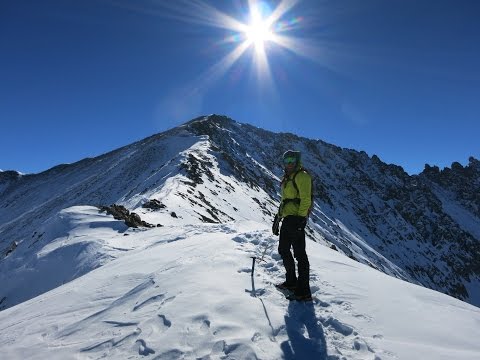 Atlantic Peak-West Ridge in Winter