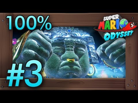 Super Mario Odyssey 100% Walkthrough Part 3 | Sand Kingdom (All Moons & Coins) Switch Gameplay