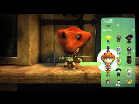 LittleBigPlanet 2 Collector's Edition DLC costumes