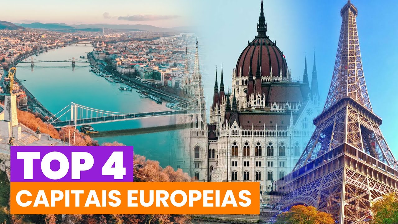 As 4 capitais européias que eu mais amo.