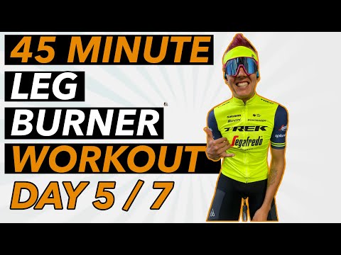 45 MINUTE INDOOR CYCLING Leg Burner Workout // Day 5