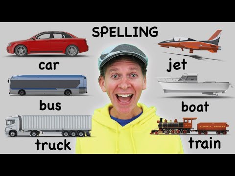 Vehicles Spelling | Learn with Matt | Dream English Kids