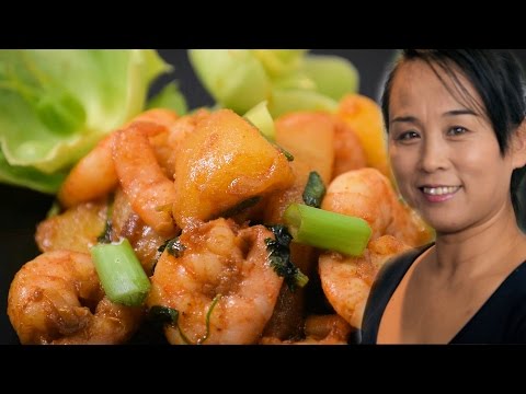 Chinese Mango & Prawn Recipe (Chinese Style Cooking Recipe)