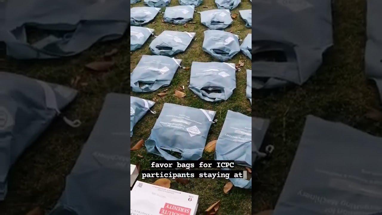 Favor Bags | ICPC | Participants | International Collegiate Programming Contest | ACM | GIKI