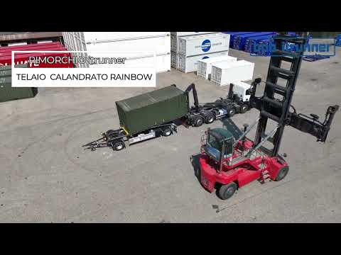 BOB CHS System for ISO container + BOB ITRunner trailer