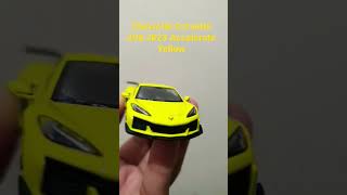 Chevrolet Corvette Z06 2023 Accelerate Yellow #corvette #chevrolet #minigt #diecast #yellow
