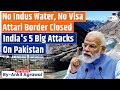 India S Diplomatic Attack On Pakistan Indus Water Treaty Attari Border Ankit Agrawal Study IQ
