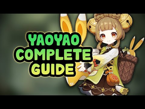 First Dendro Healer ! Yaoyao Complete Build & Guide | Genshin Impact
