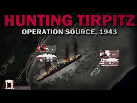 Operation Source, 1943: The Hunt for Battleship Tirpitz (Part 1) - Animated