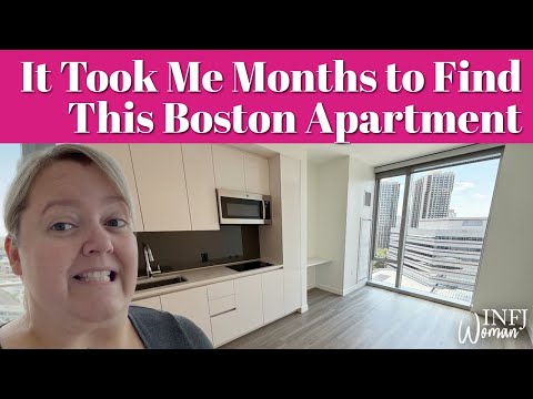 I Finally Found My Boston Apartment | 400 sq ft Boston Apartment Tour | INFJ Vlog
