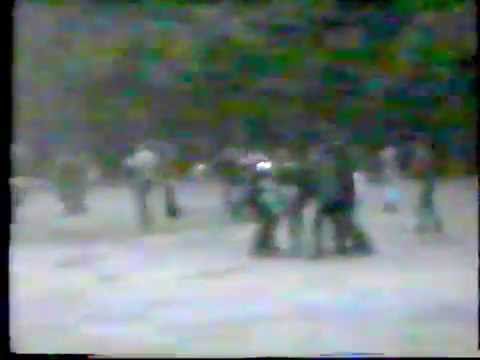Russian football hooligans fight - Mustangs CSKA vs Crowds Spartak 2001 year