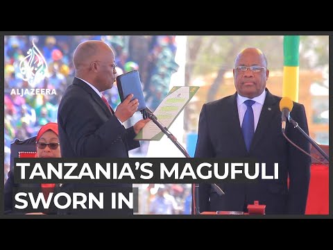 Tanzania’s Magufuli sworn in for second term after disputed vote