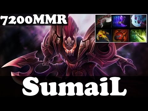 Dota 2 - SumaiL 7200 MMR Plays Spectre - Ranked Match Gameplay