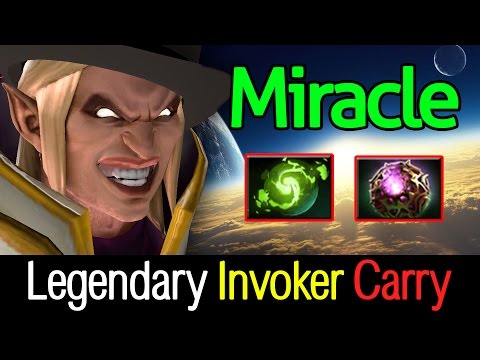 Miracle- Dota2 [Invoker] Legendary Invoker 22 Kills Carry Game
