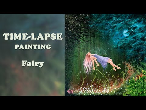 Fairy | Time-Lapse Painting | Acrylic