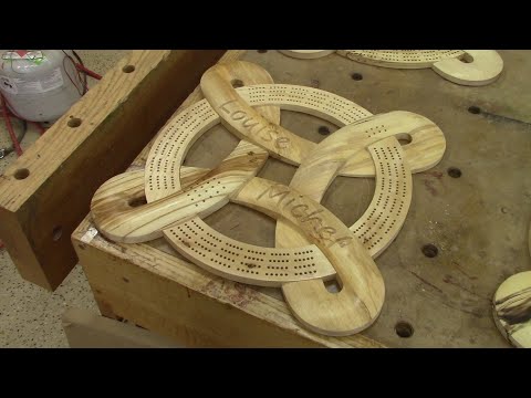 The Woodpecker Ep 292- Weaved cribbage board