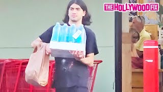Michael Jackson's Son, Blanket Jackson Goes Grocery Shopping At Trader Joe's & Charges His Tesla