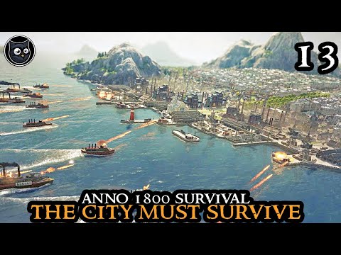 The NEW WORLD - Anno 1800 SURVIVAL || HARDCORE City Builder Hardmode Challenge Part 13