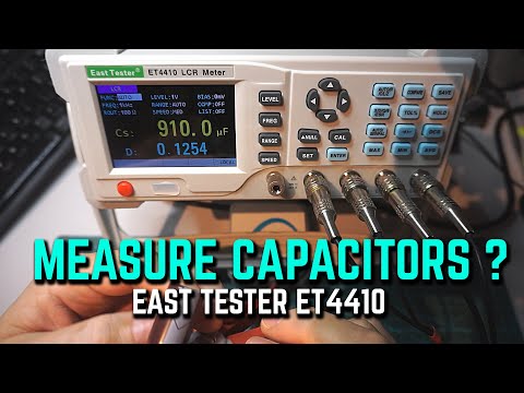 How to measure capacitors ? | ET4410 LCR Meter